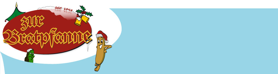 Bratpfanne Kopfbogen blaublau Weihnachts_Willem